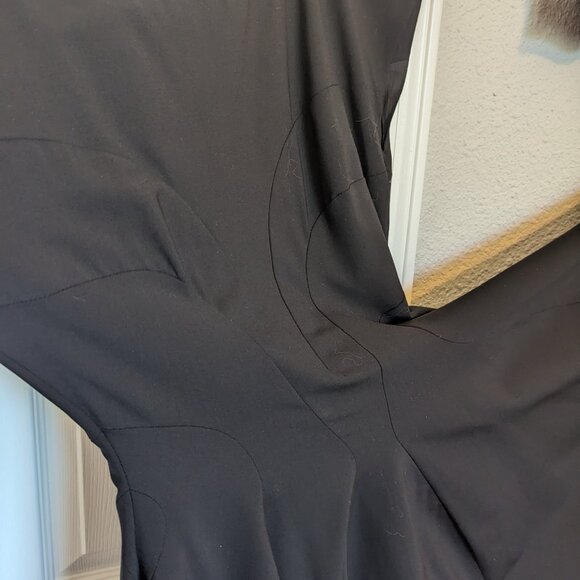 ART DECO | CIRCLE SKIRT | LBD with Fit & Flare | Hugo Boss | 6 | Black | - Picture 4 of 11